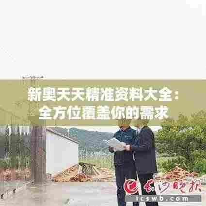 新奥天天精准资料大全:全方位覆盖你的需求