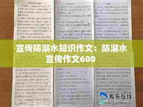 宣传防溺水知识作文:防溺水宣传作文600