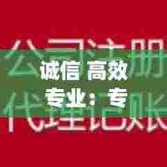 诚信 高效 专业：专业 诚信 可靠 安全 