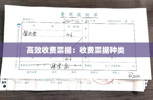 高效收费票据：收费票据种类 
