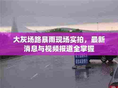 大灰场路暴雨现场实拍,最新消息与视频报道全掌握