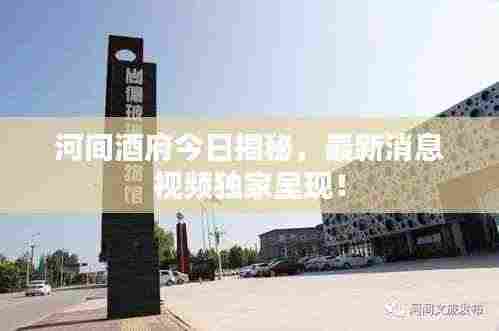 河间酒府今日揭秘,最新消息视频独家呈现!