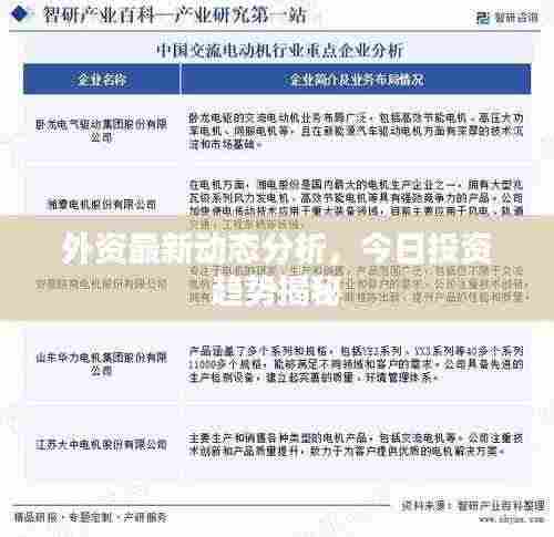 外资最新动态分析,今日投资趋势揭秘