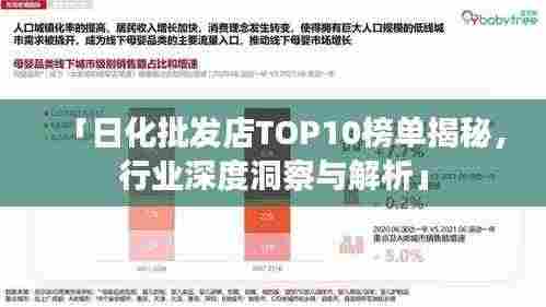「日化批发店TOP10榜单揭秘,行业深度洞察与解析」